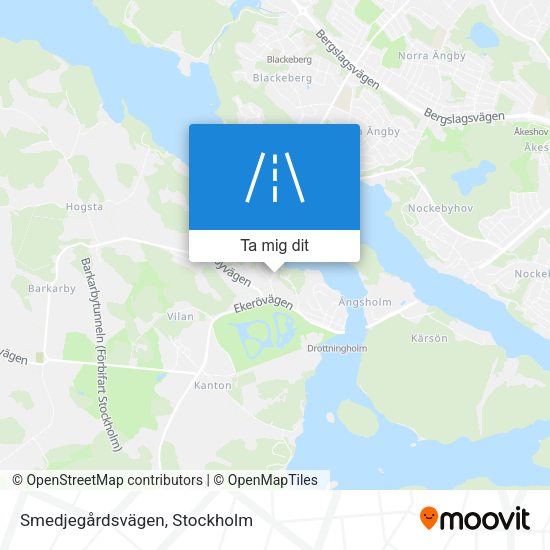 Smedjegårdsvägen karta