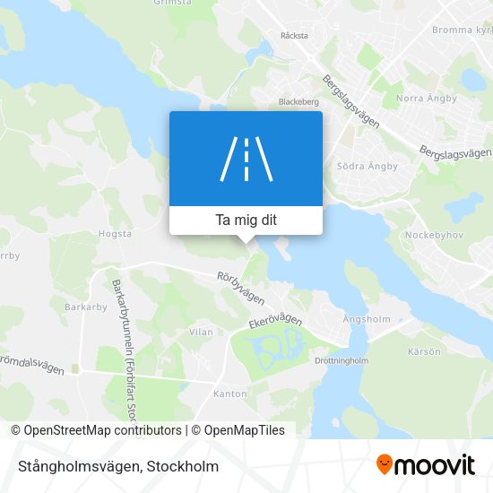 Stångholmsvägen karta
