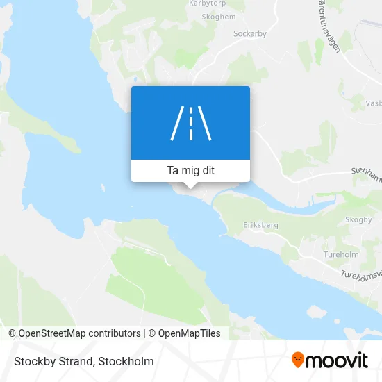 Stockby Strand karta