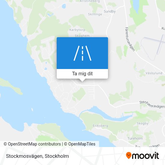 Stockmosvägen karta