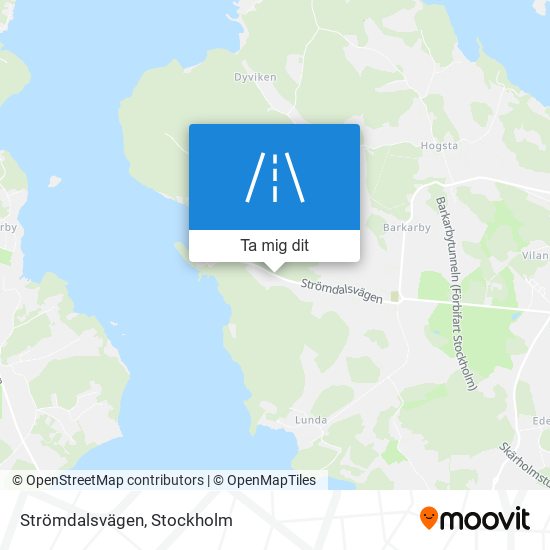 Strömdalsvägen karta