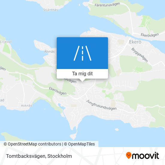 Tomtbacksvägen karta