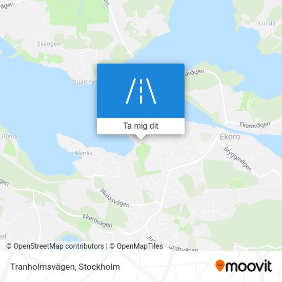 Tranholmsvägen karta