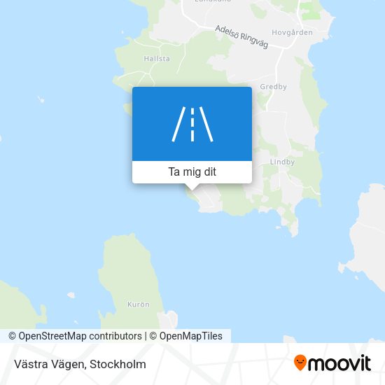Västra Vägen karta