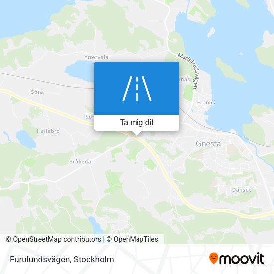 Furulundsvägen karta