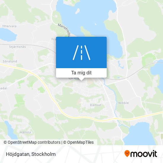 Höjdgatan karta