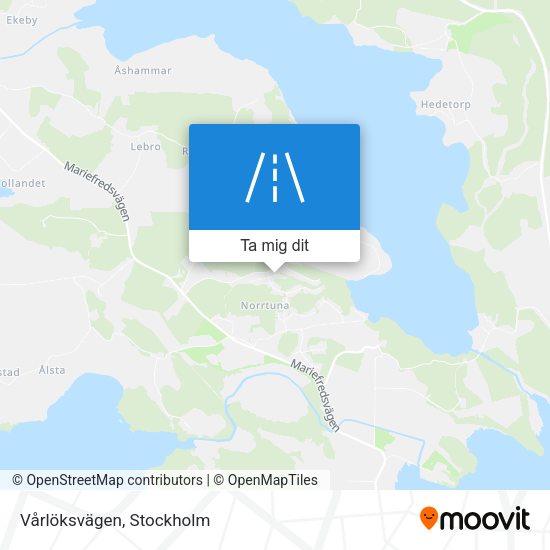 Vårlöksvägen karta