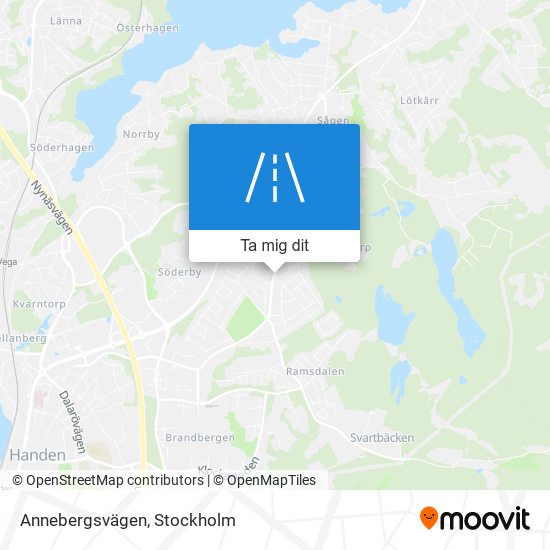 Annebergsvägen karta