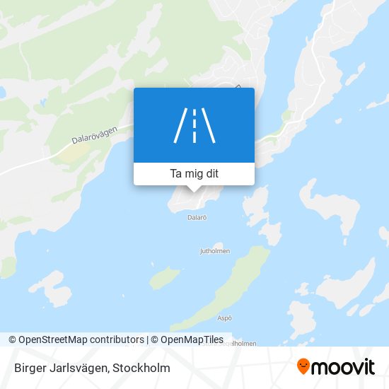 Birger Jarlsvägen karta