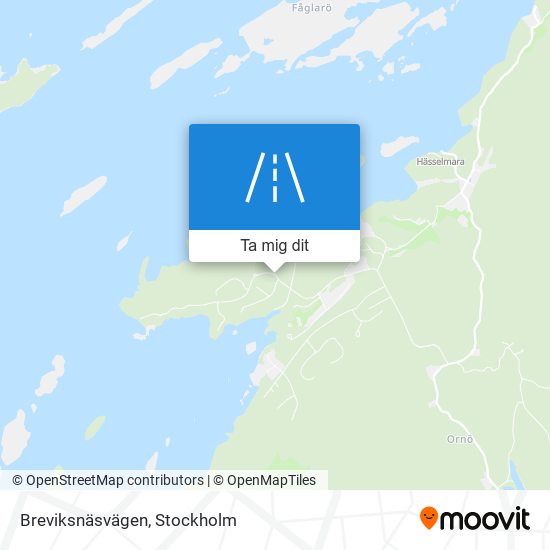 Breviksnäsvägen karta