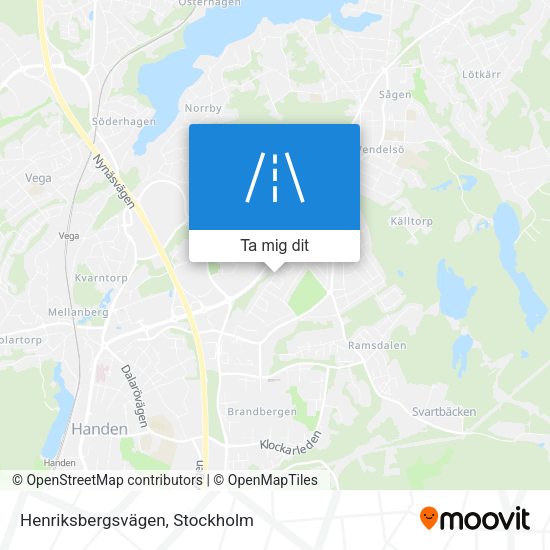 Henriksbergsvägen karta