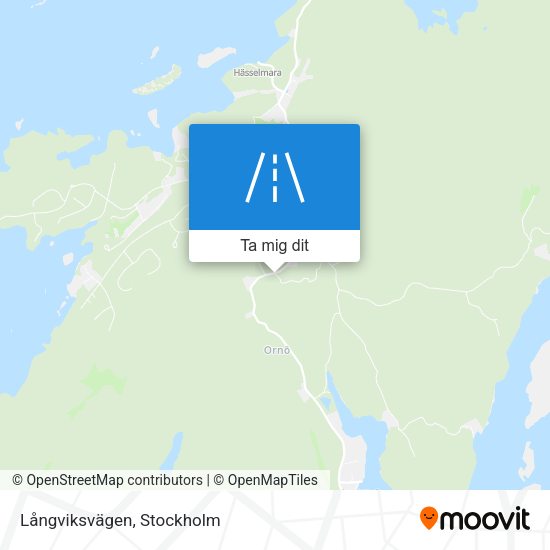 Långviksvägen karta