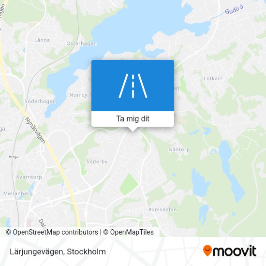 Lärjungevägen karta