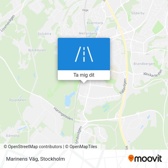 Marinens Väg karta