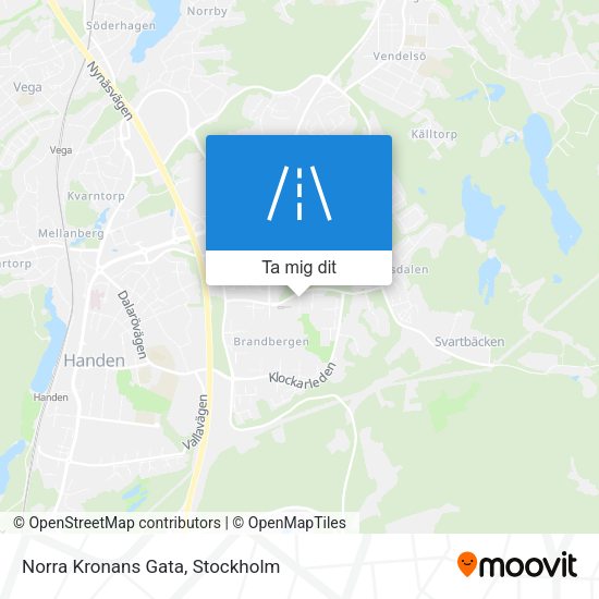 Norra Kronans Gata karta