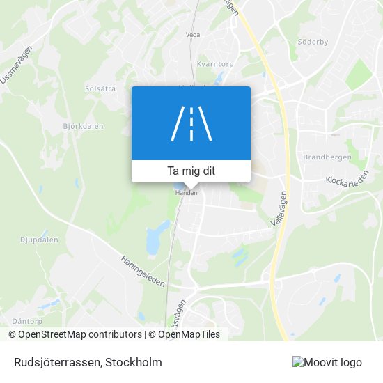 Rudsjöterrassen karta