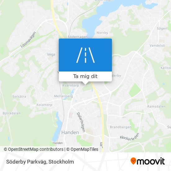 Söderby Parkväg karta