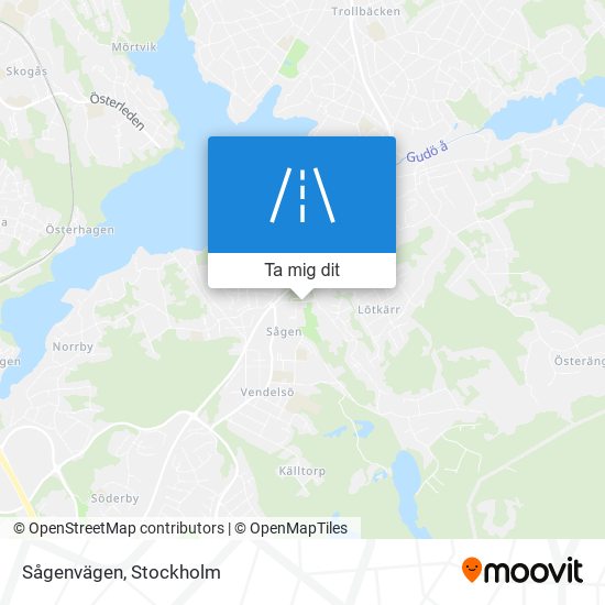 Sågenvägen karta