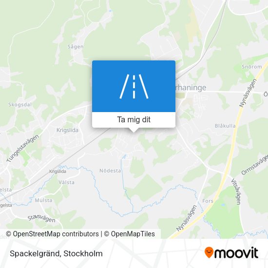 Spackelgränd karta