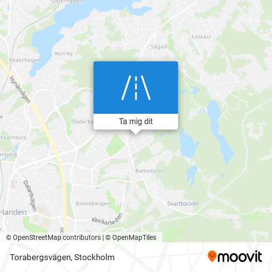 Torabergsvägen karta