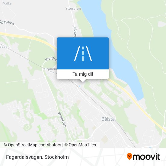 Fagerdalsvägen karta