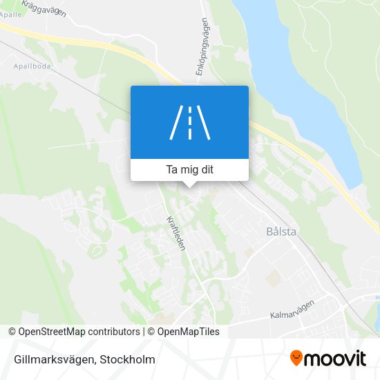 Gillmarksvägen karta