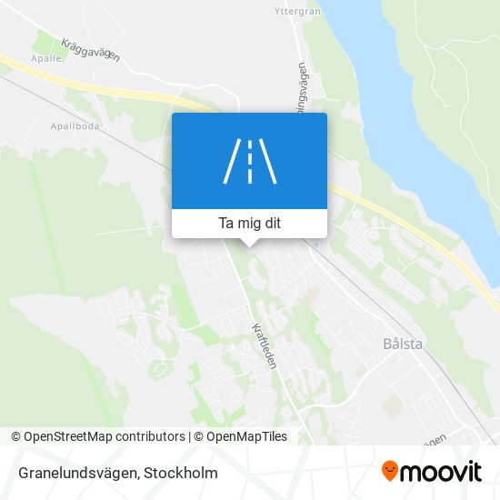 Granelundsvägen karta
