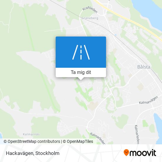 Hackavägen karta