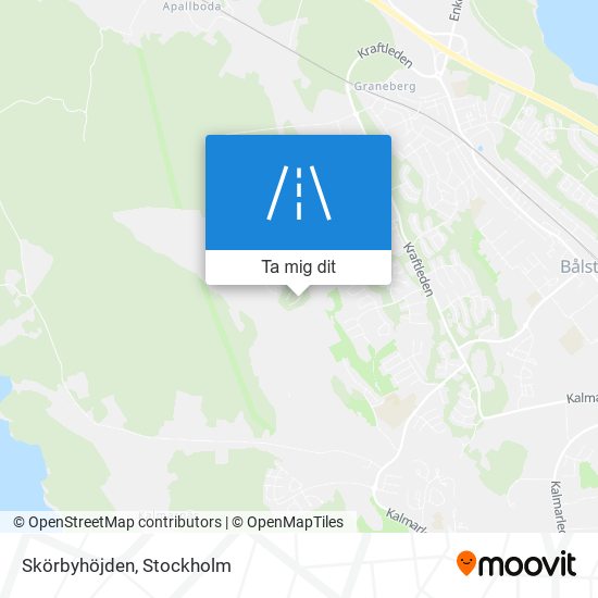 Skörbyhöjden karta