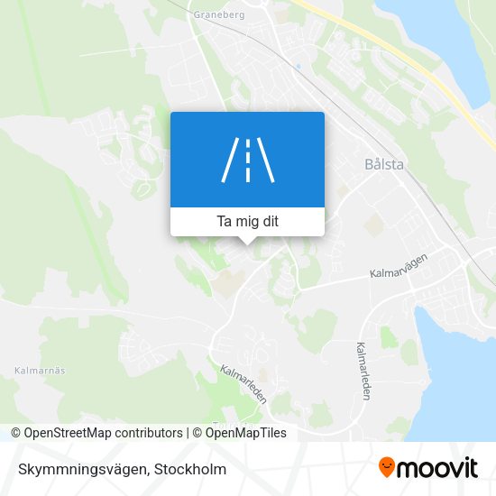 Skymmningsvägen karta