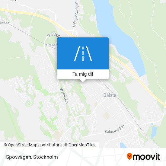 Spovvägen karta