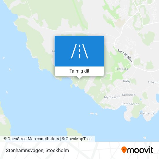 Stenhamnsvägen karta