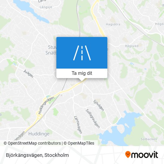 Björkängsvägen karta