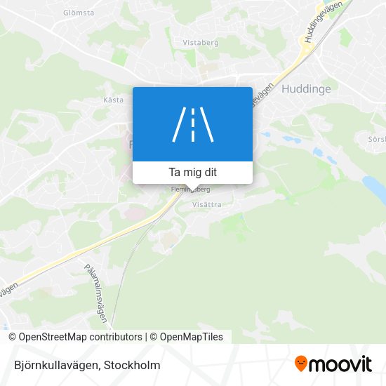 Björnkullavägen karta