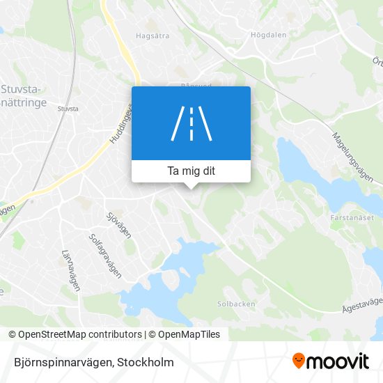 Björnspinnarvägen karta