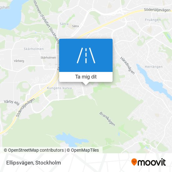 Ellipsvägen karta