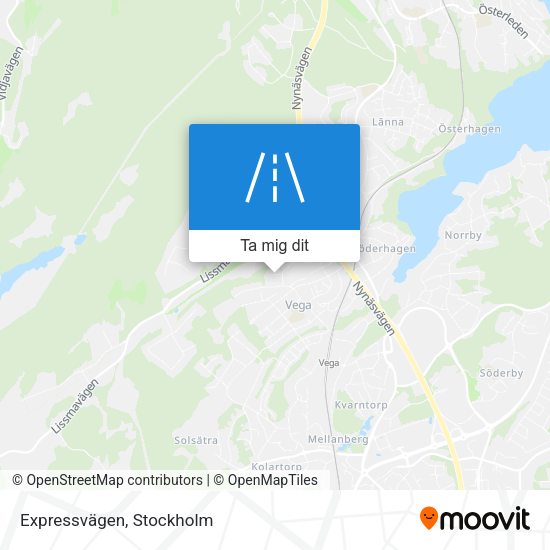 Expressvägen karta