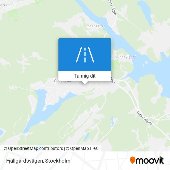 Fjällgårdsvägen karta