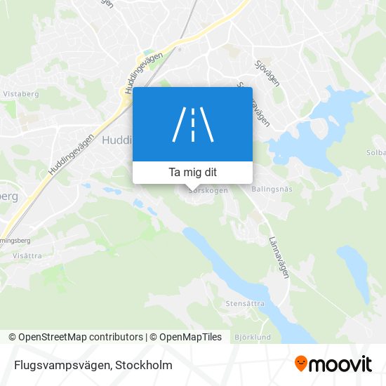 Flugsvampsvägen karta