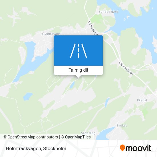 Holmträskvägen karta