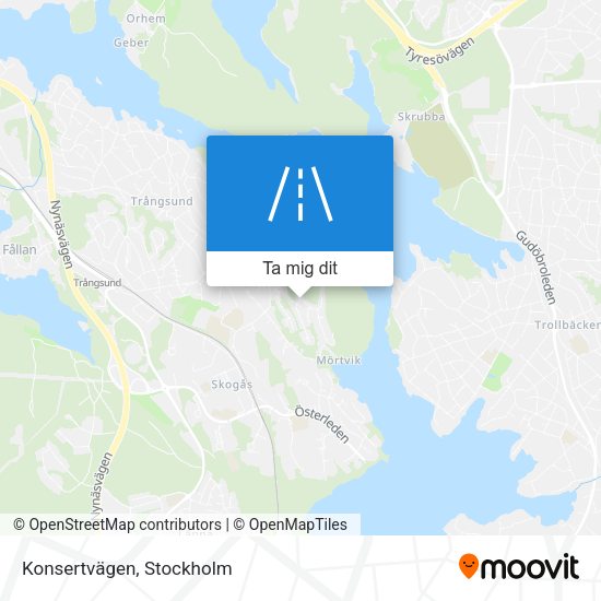 Konsertvägen karta