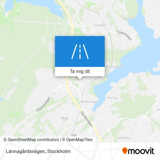 Lännagårdsvägen karta