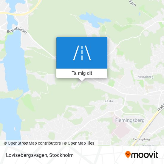 Lovisebergsvägen karta