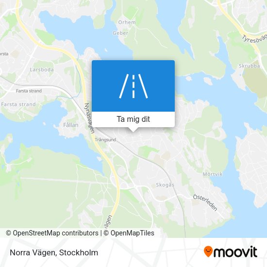 Norra Vägen karta