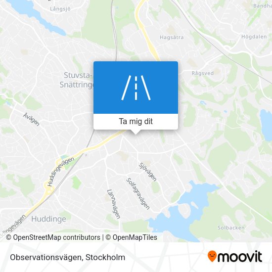 Observationsvägen karta