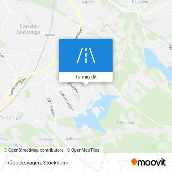 Råbocksvägen karta