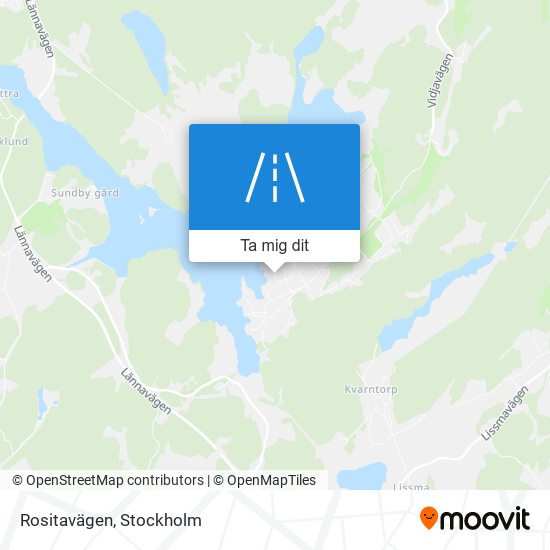 Rositavägen karta