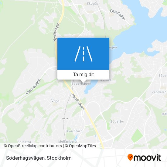 Söderhagsvägen karta