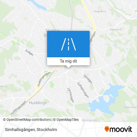 Simhallsgången karta