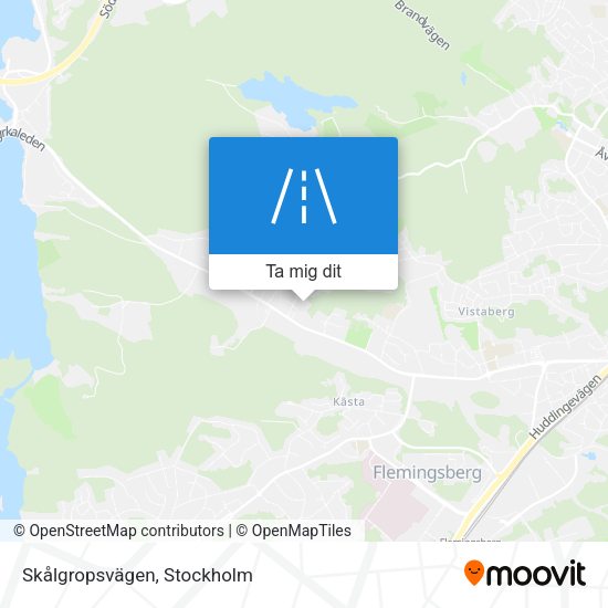 Skålgropsvägen karta